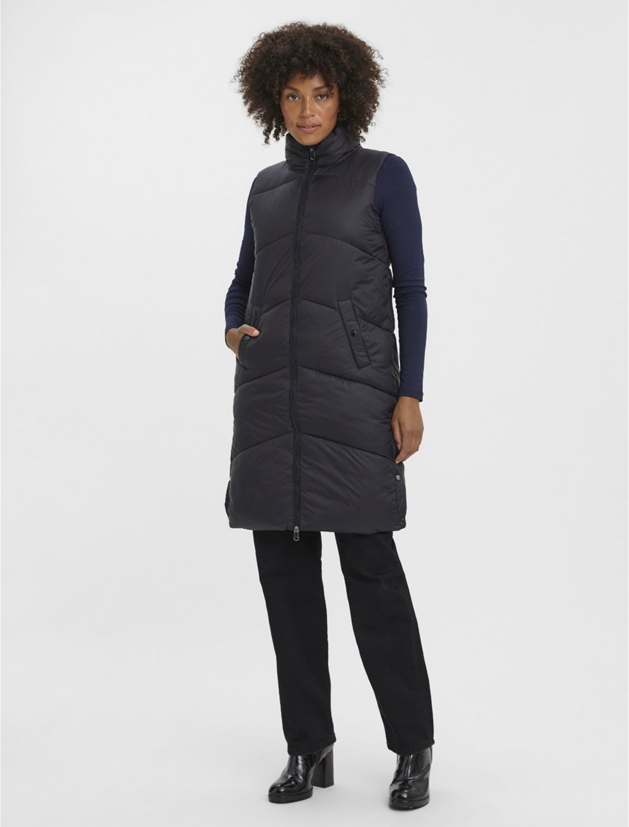 VERO MODA Uppsala Vest (Black)