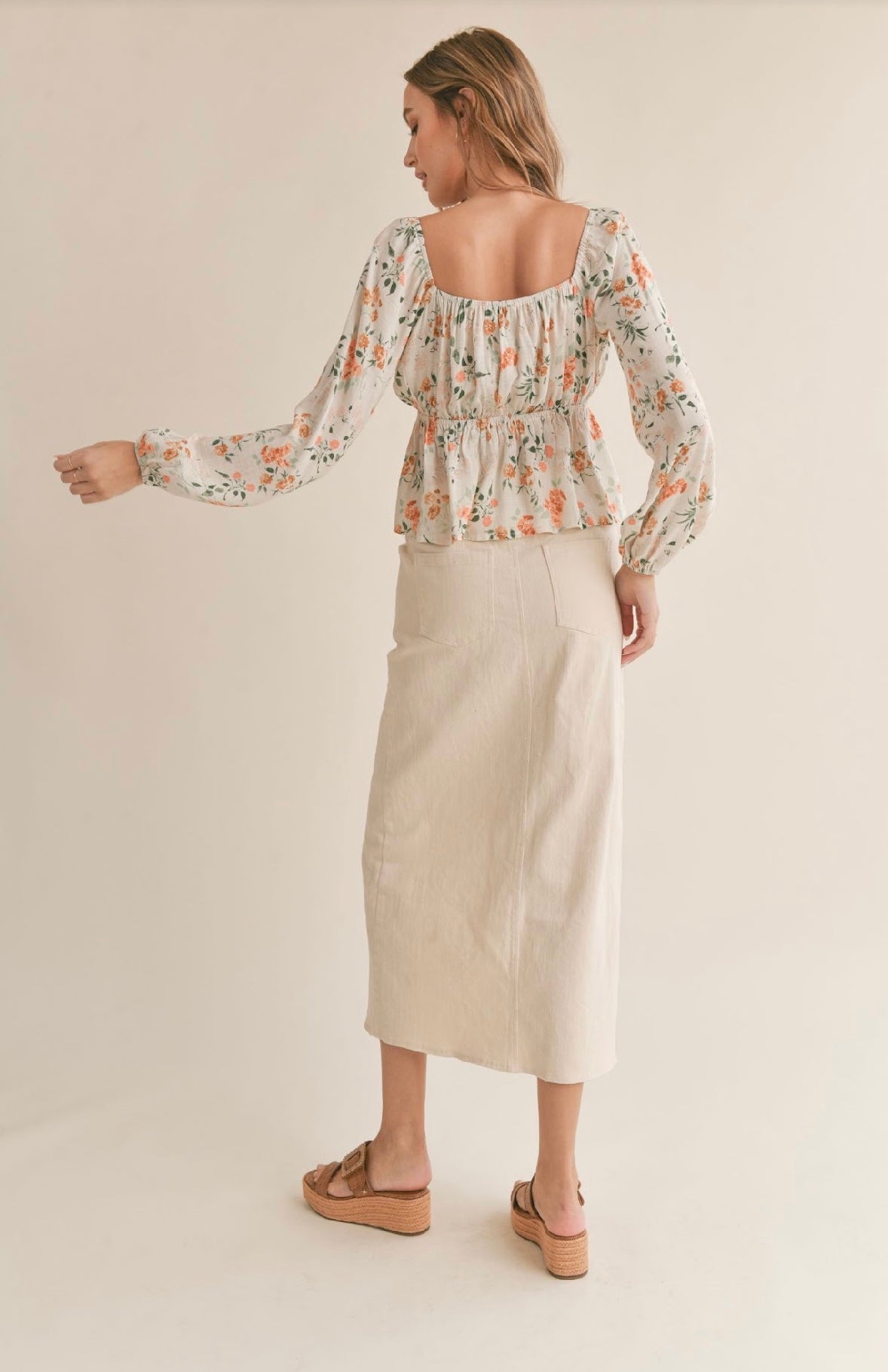 Sadie & Sage / Bloom Peplum Top