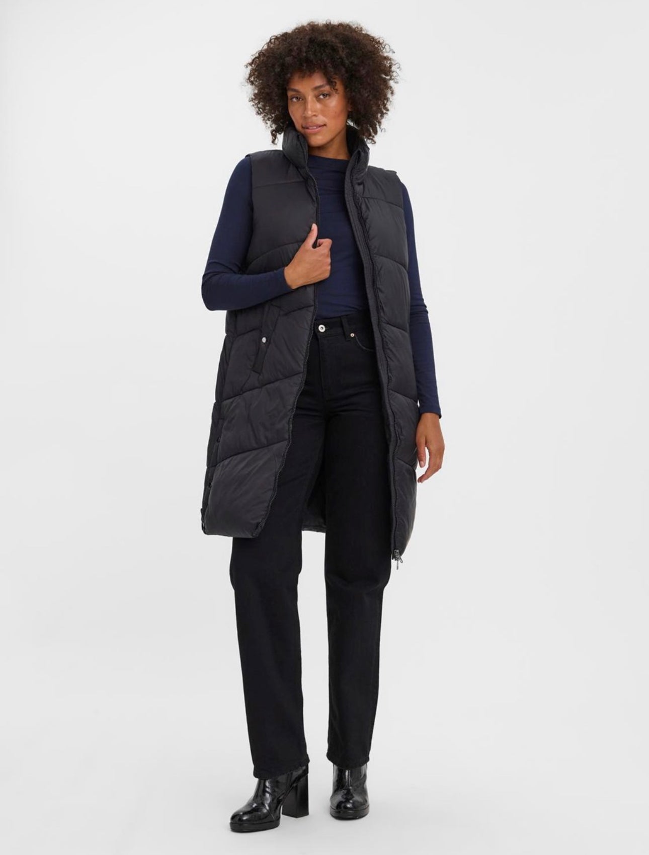 VERO MODA Uppsala Vest (Black)