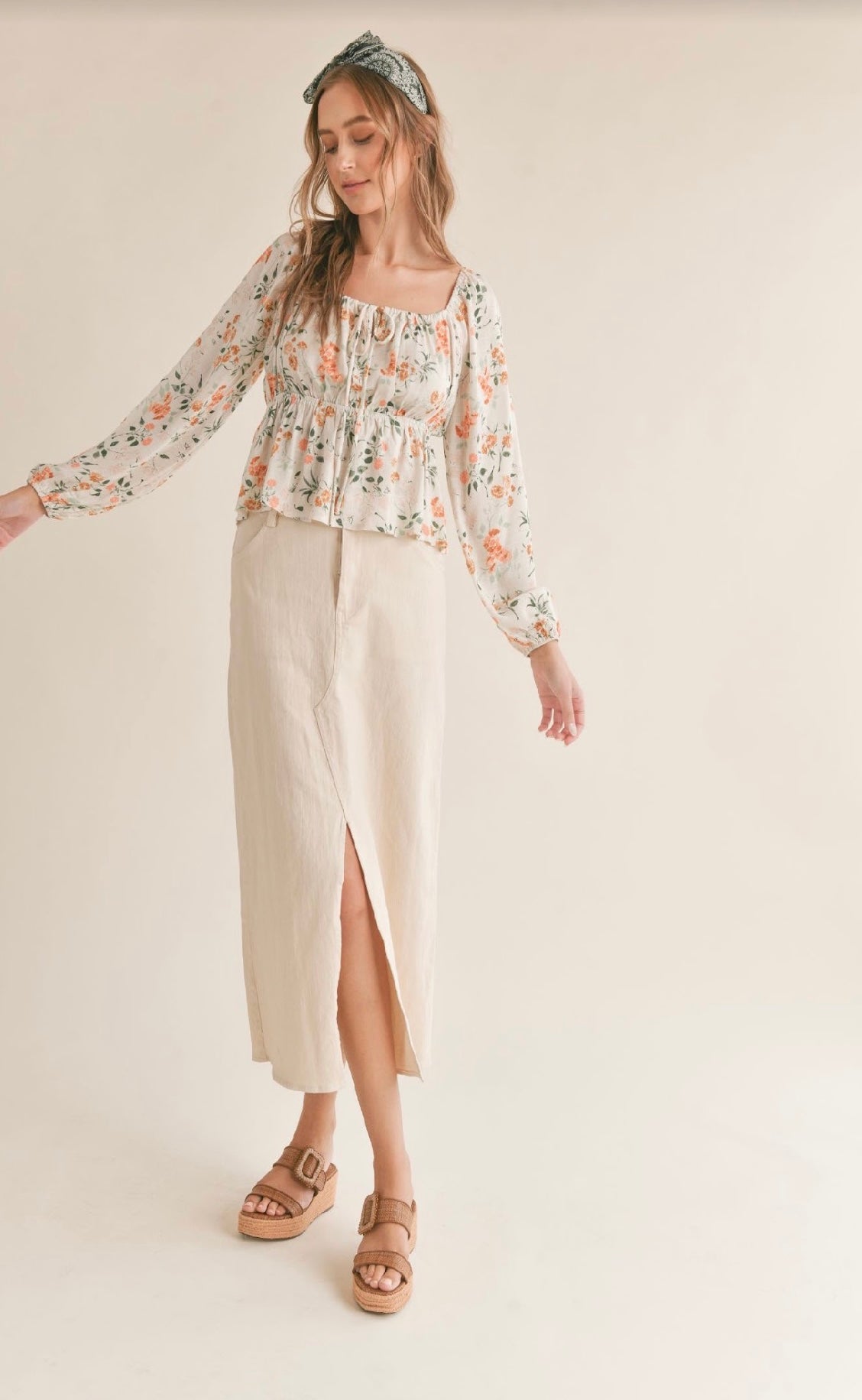 Sadie & Sage / Bloom Peplum Top