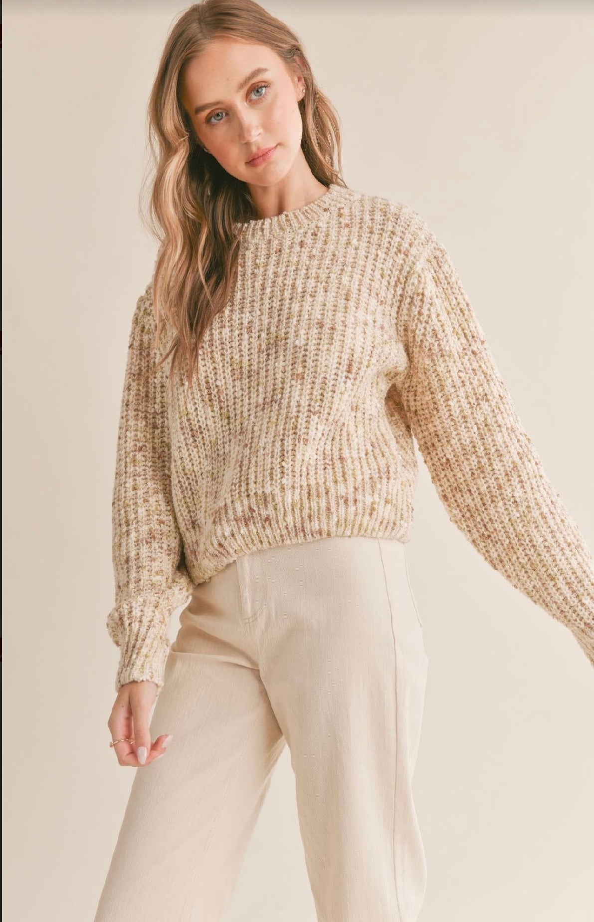 Sadie & Sage / Harley Speckled Knit