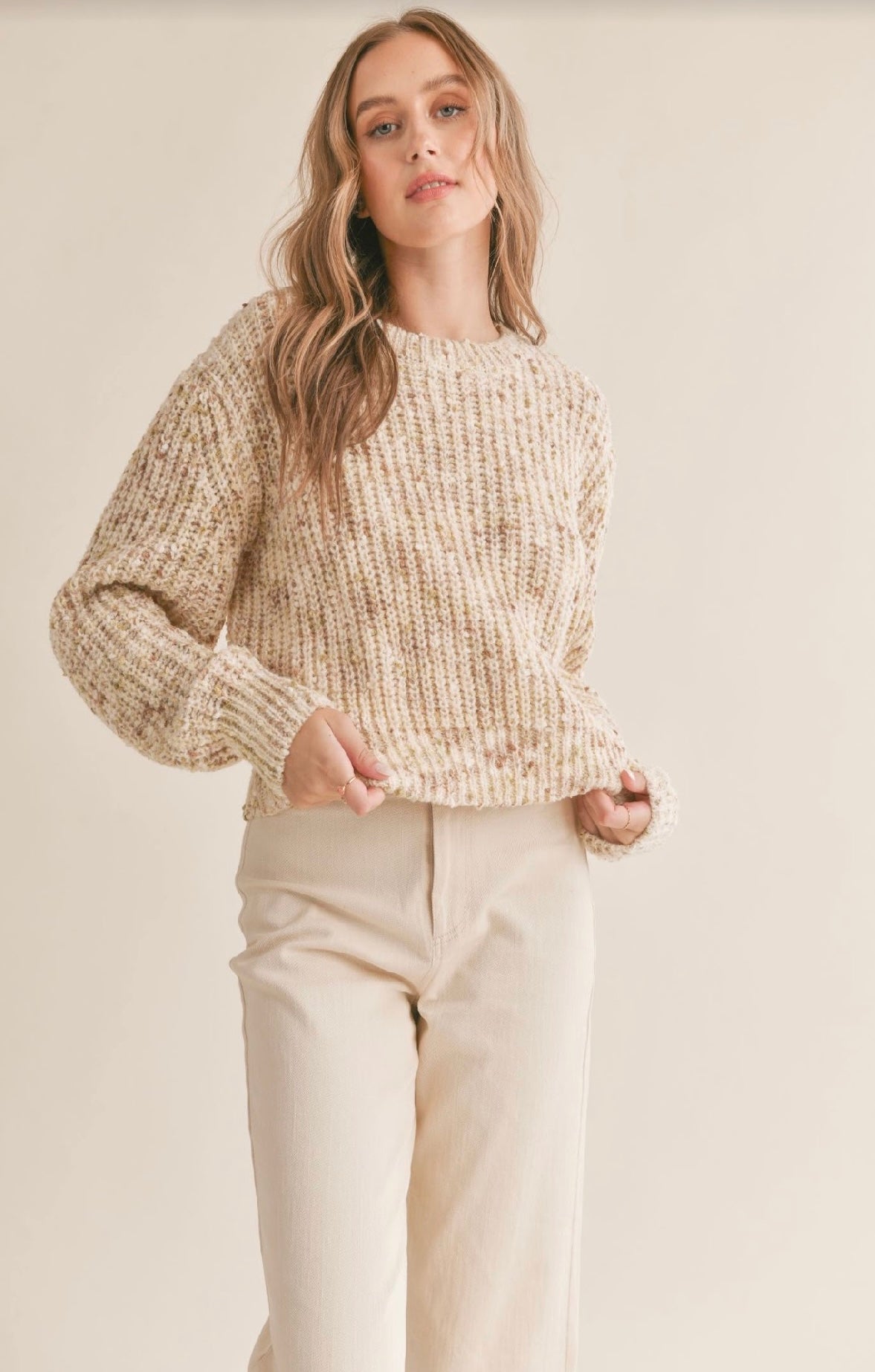 Sadie & Sage / Harley Speckled Knit