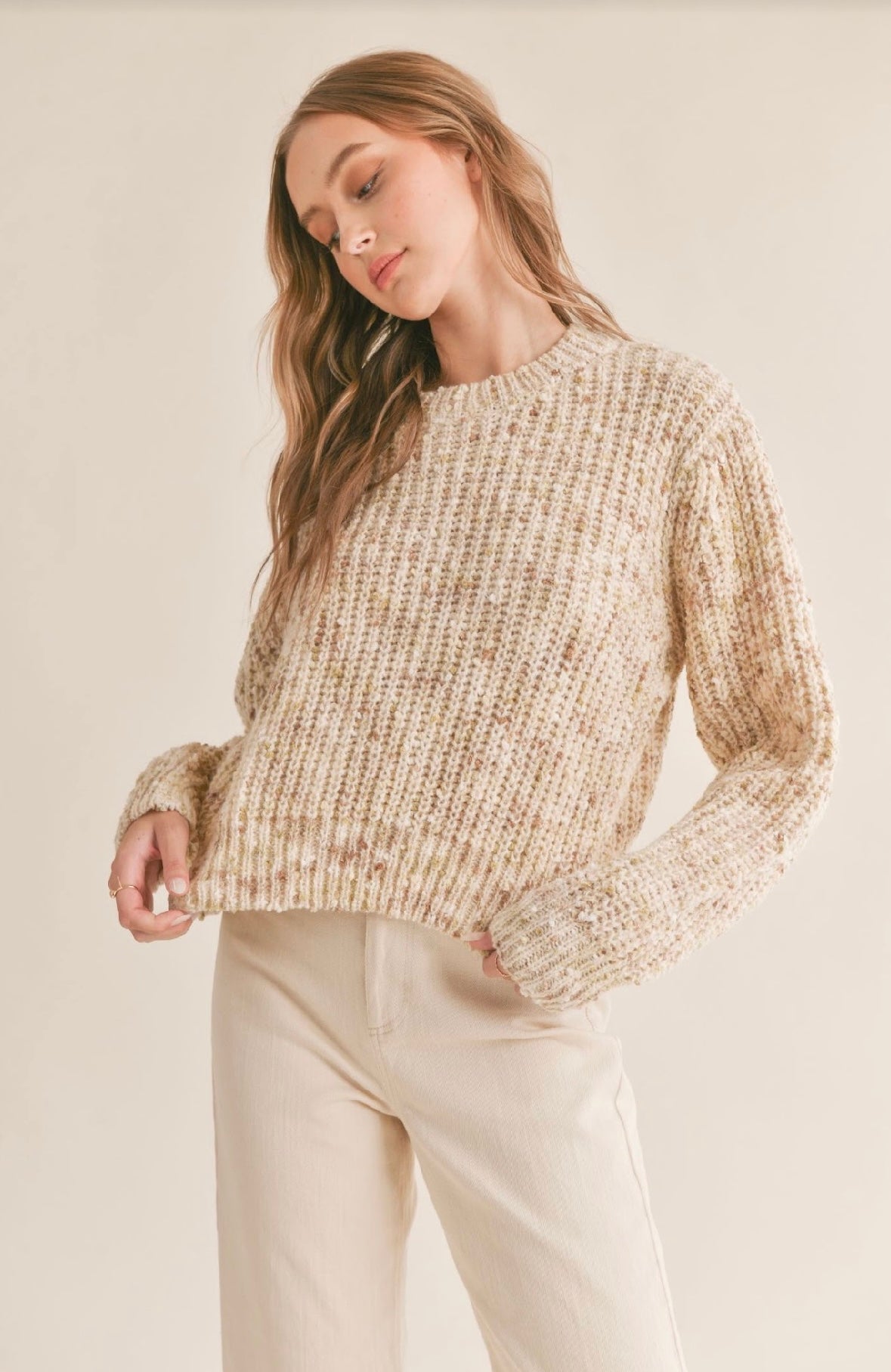 Sadie & Sage / Harley Speckled Knit