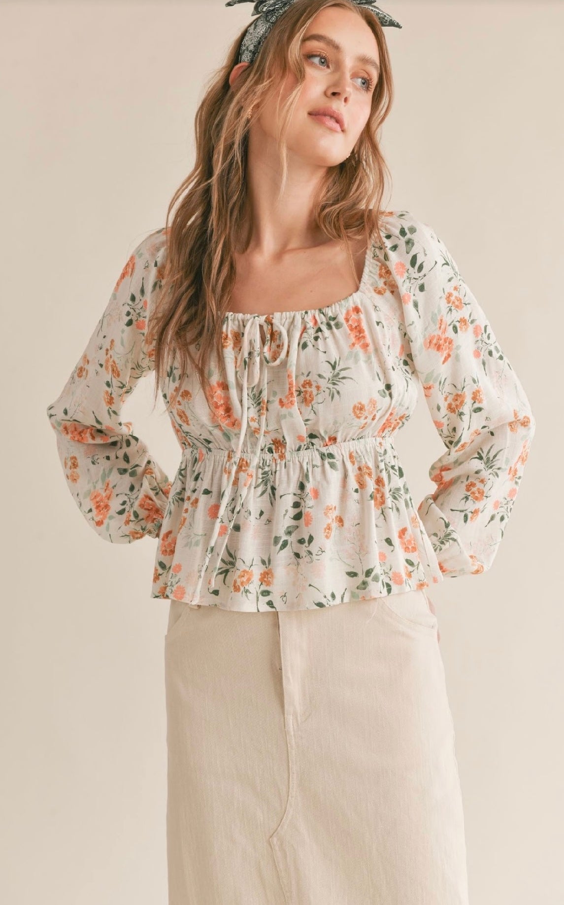 Sadie & Sage / Bloom Peplum Top