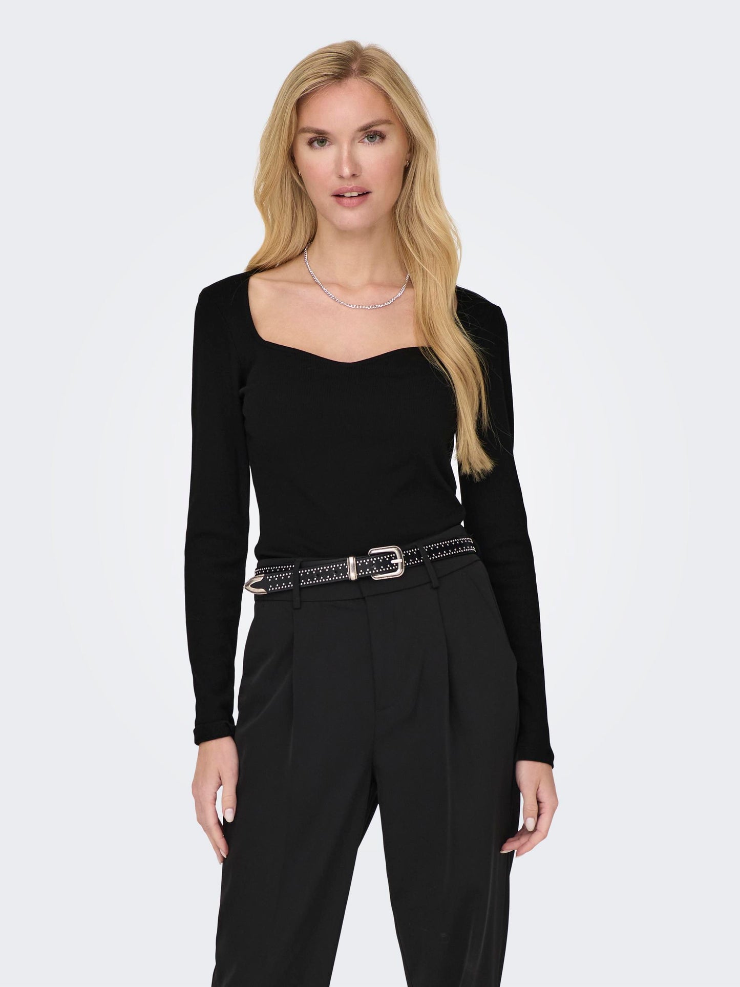 ONLY Faith Long Sleeve Heart Top