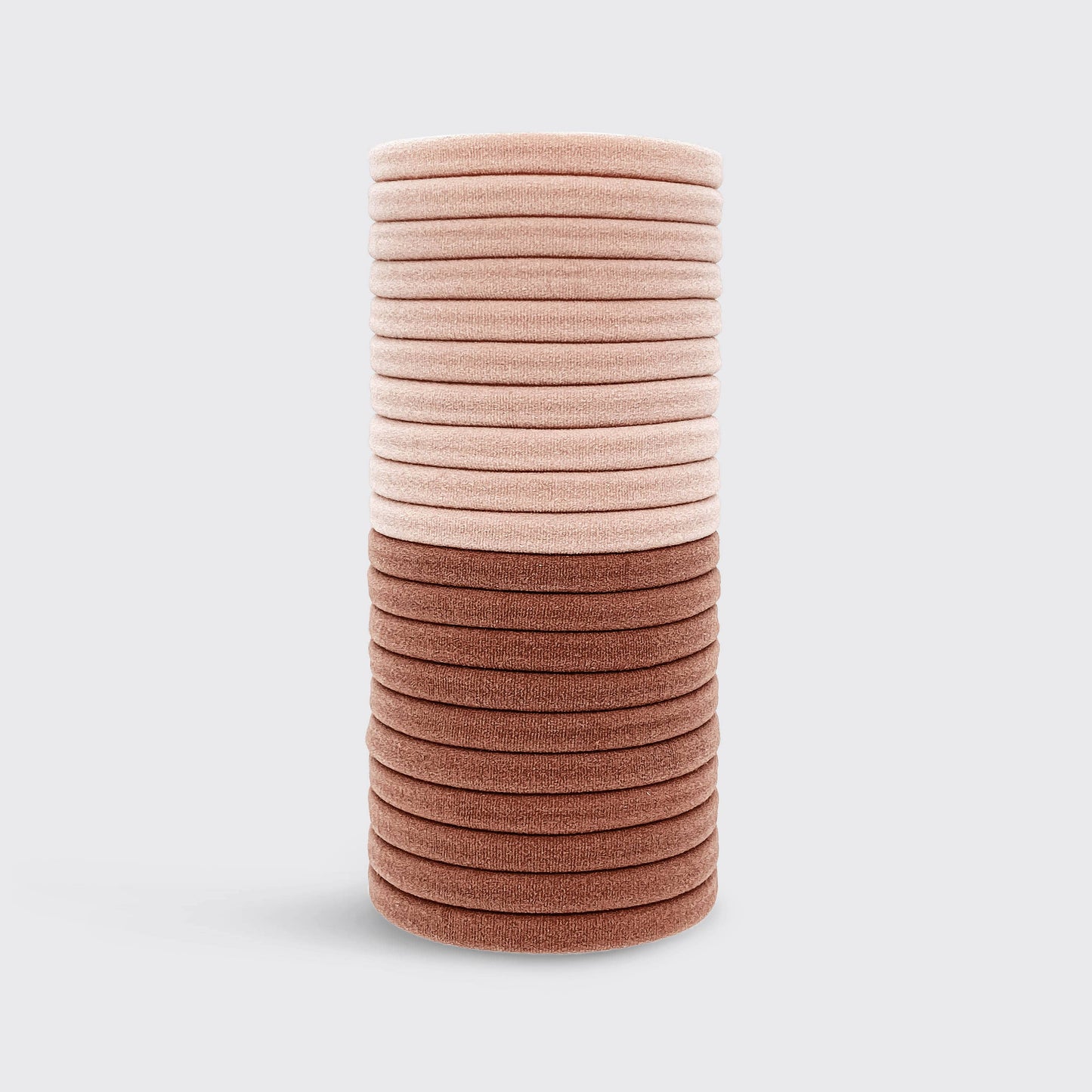Kitsch / Nylon Elastics 20pc set - Blush