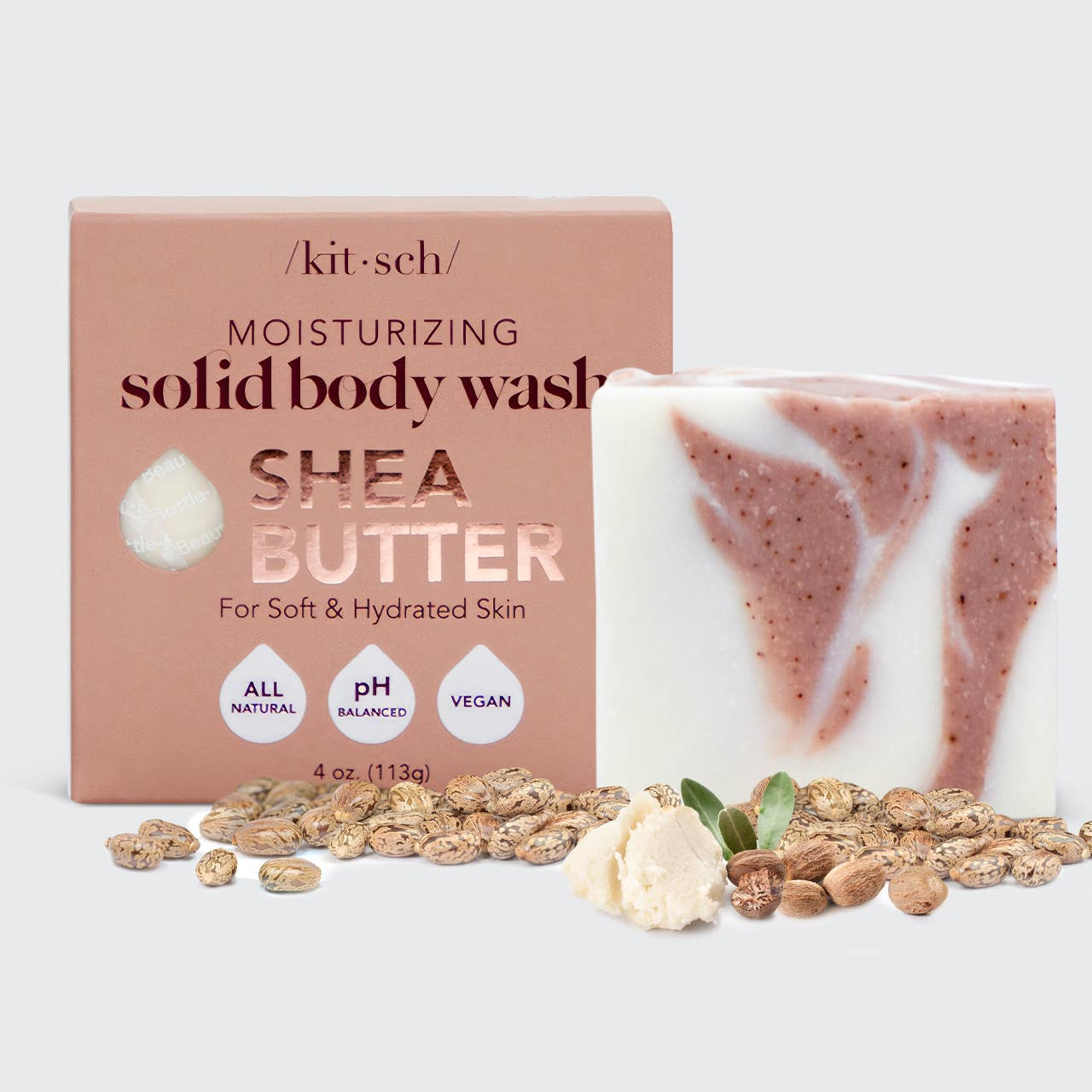 Kitsch / Shea Butter Solid Body Wash Bar