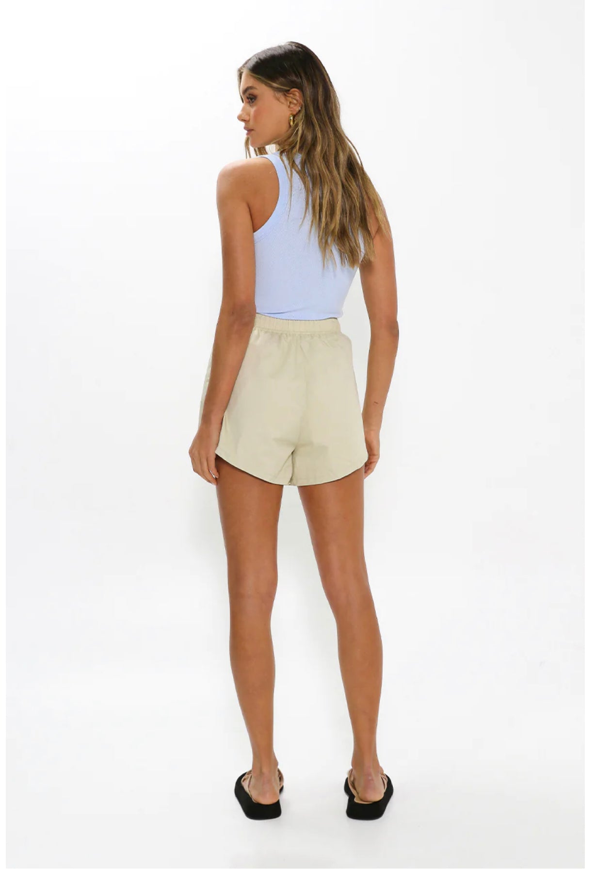 MADISON THE LABEL SINCLAIR RIB TANK