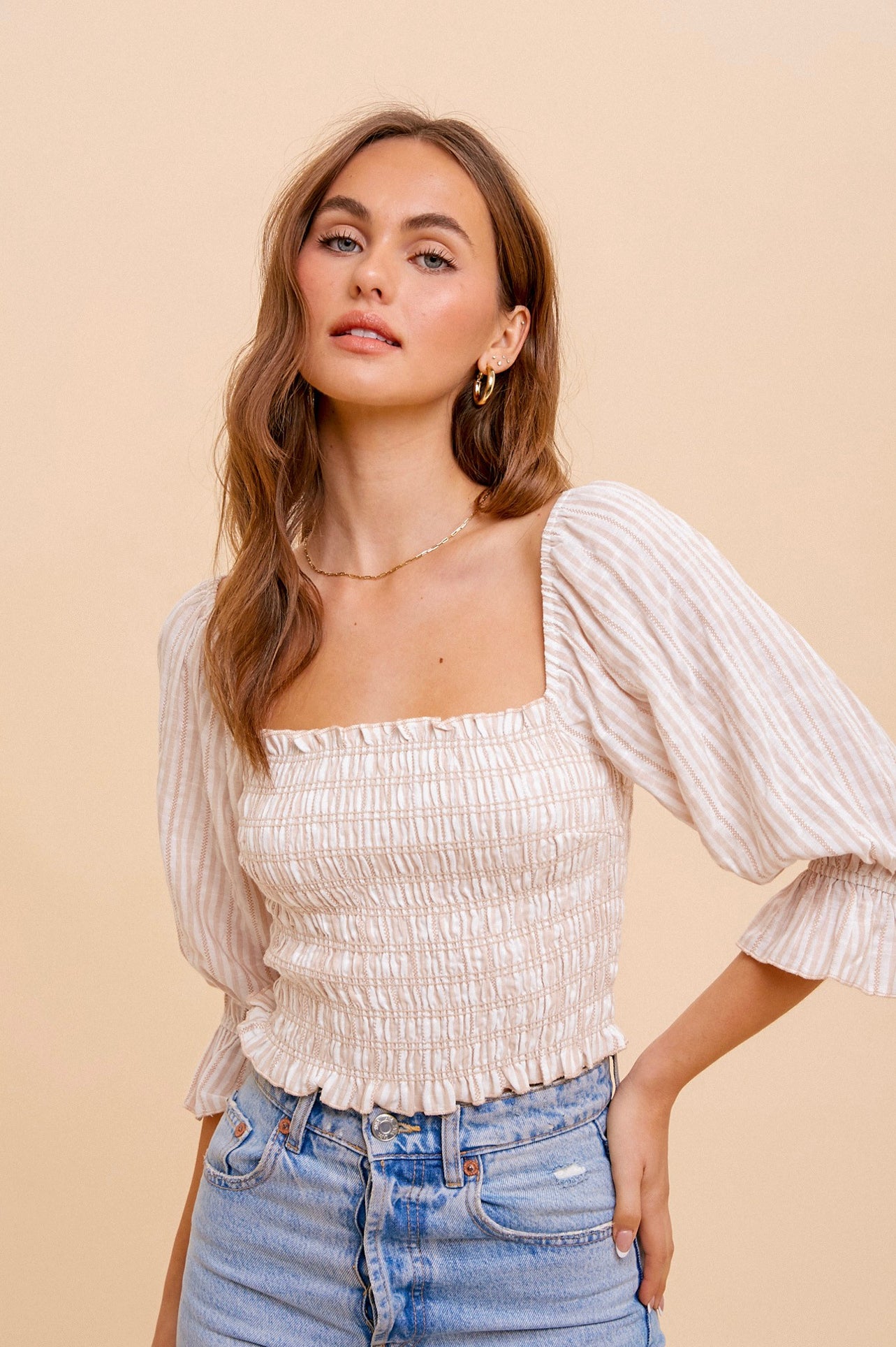 WC Smocked Top