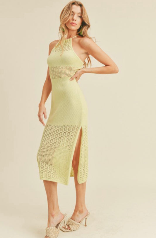 WC Crochet Midi Dress