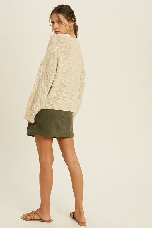 Pixie Pom Cardigan