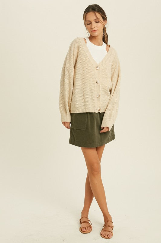 Pixie Pom Cardigan