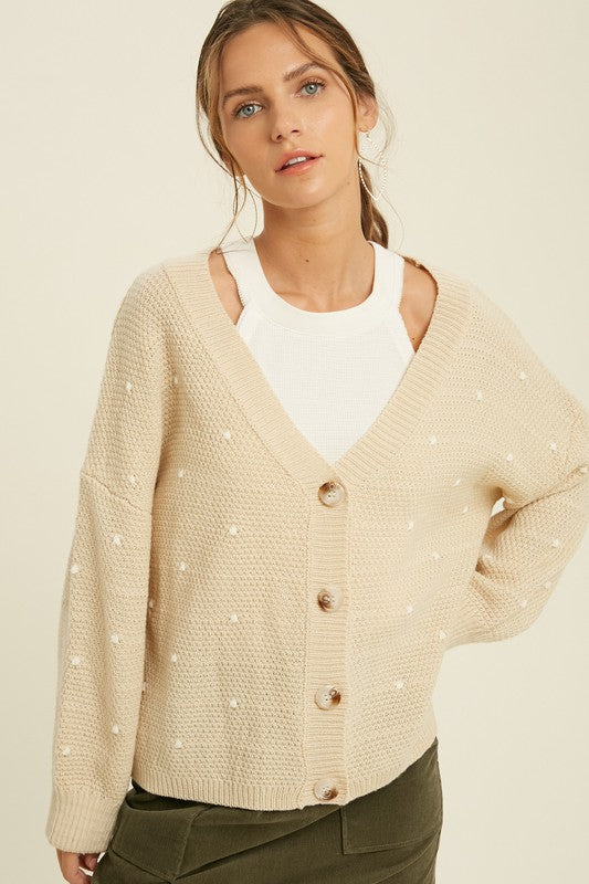 Pixie Pom Cardigan