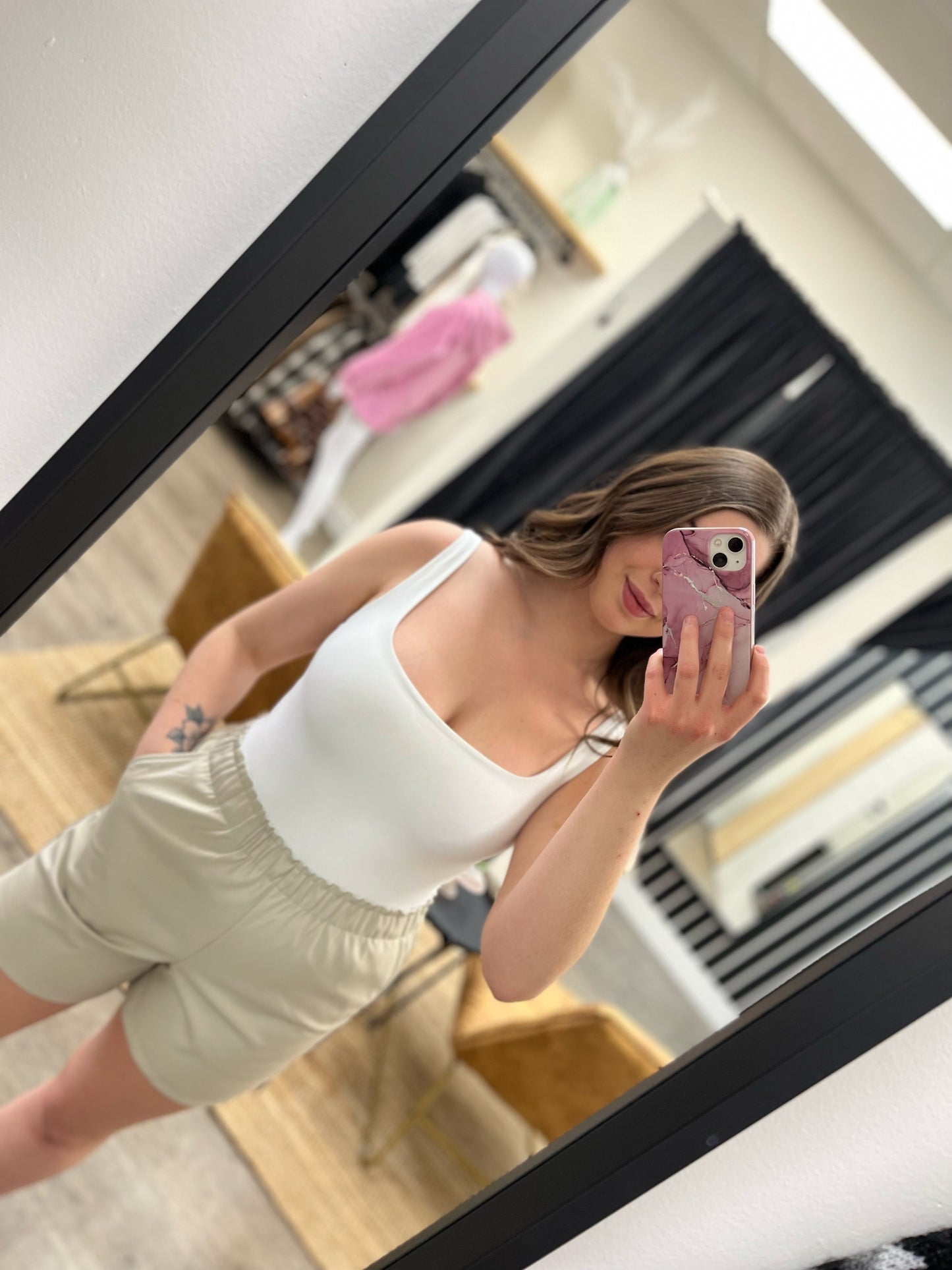SECOND SKIN Tia Uneck Bodysuit