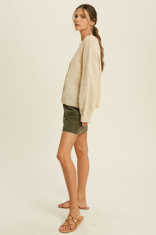 Pixie Pom Cardigan