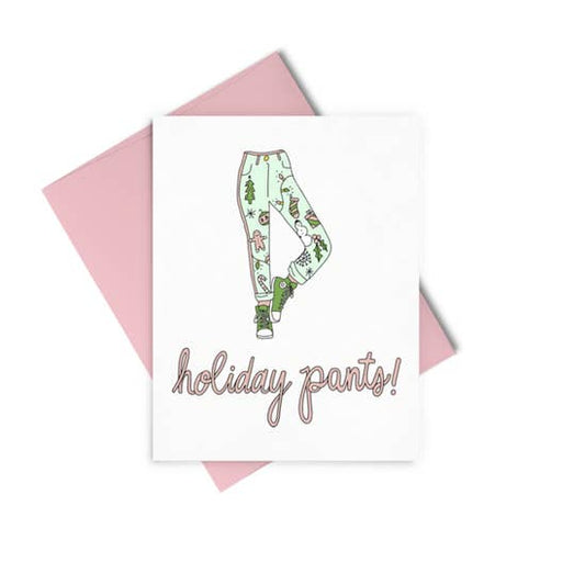 Holiday Pants Card