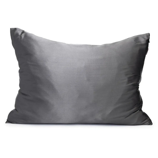 KITSCH / Charcoal Satin Pillow Case