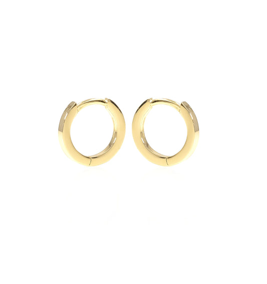 eLiasz & eLLa / Classic Gold & Silver Huggie Hoop Earrings
