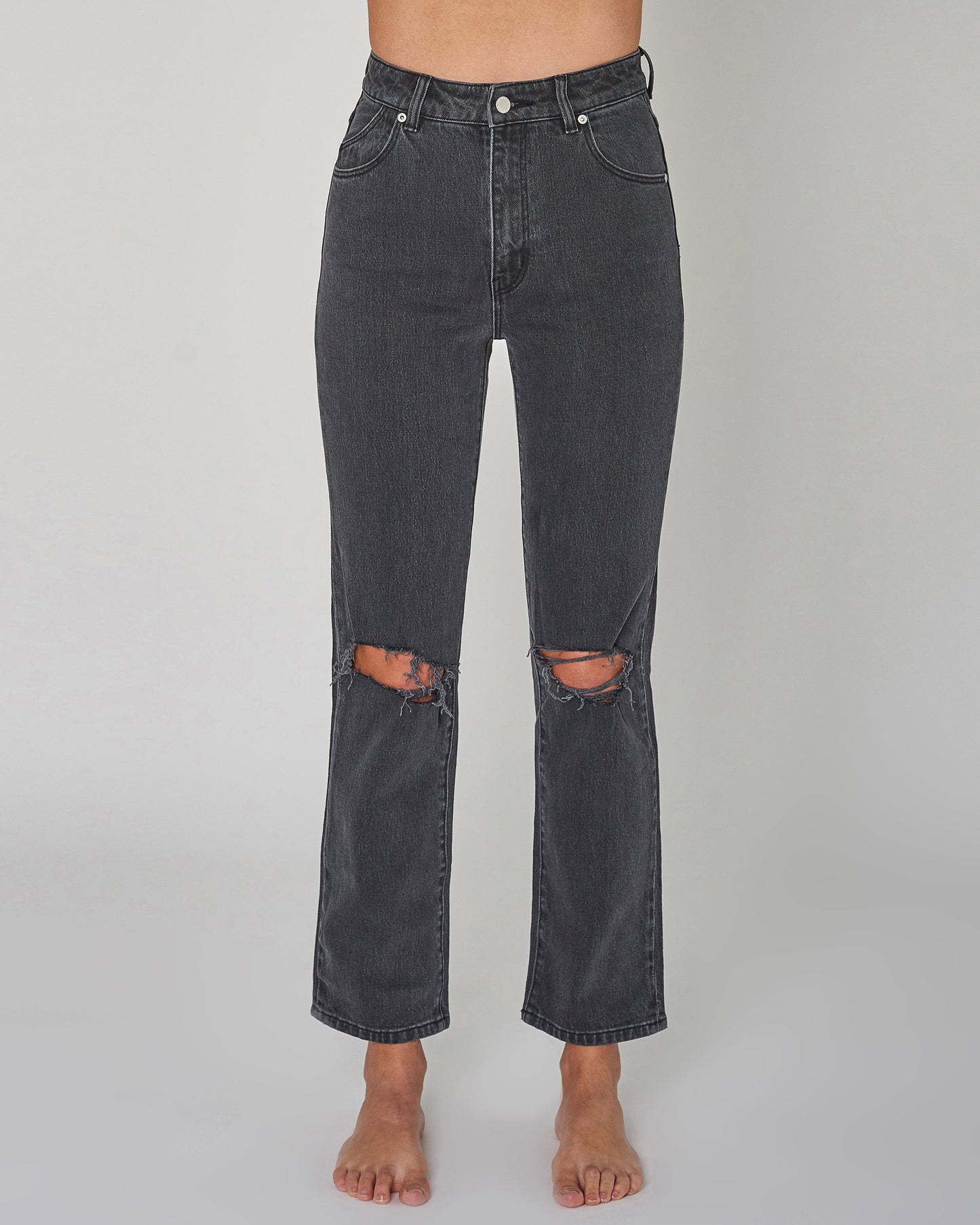 Rolla’s Original Straight - Brad Black Distressed