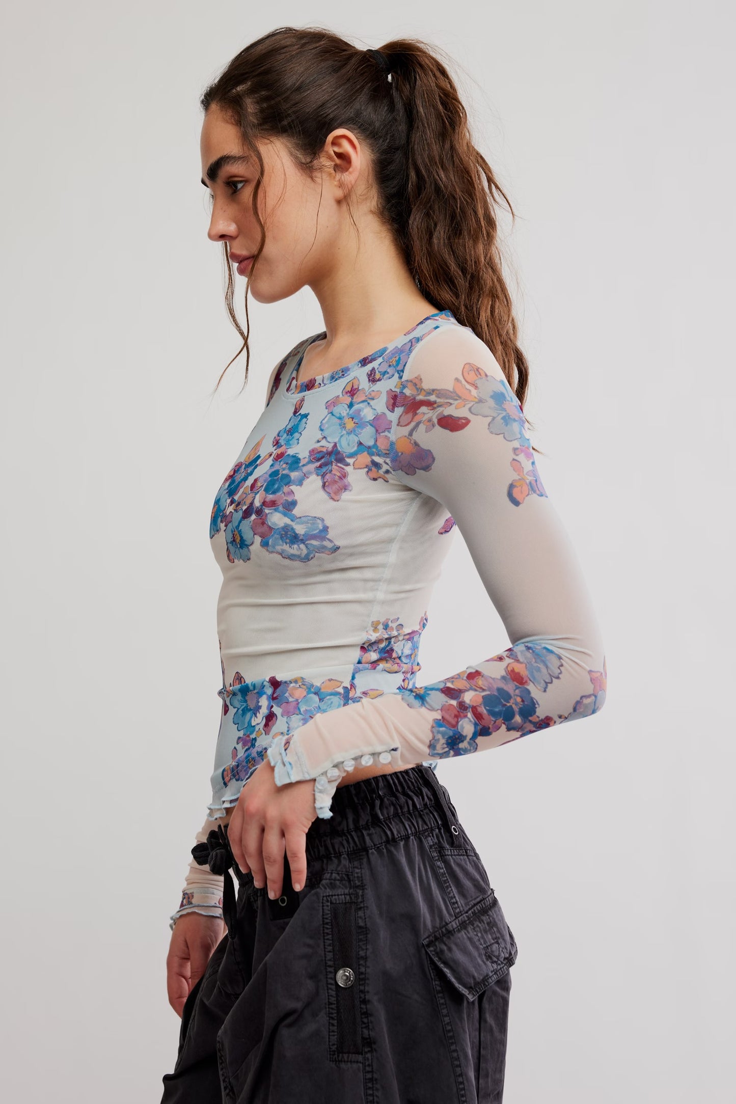 Free People / Lilly Printed Longsleeve