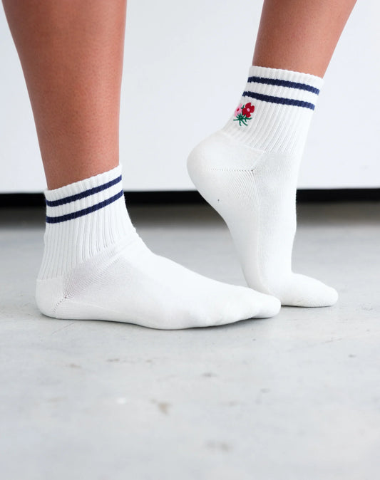 Brunette the Label / Floral Socks (2 Colors)