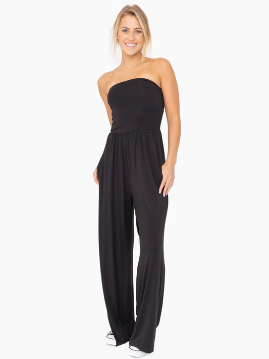 WC Strapless Lounge Jumpsuit