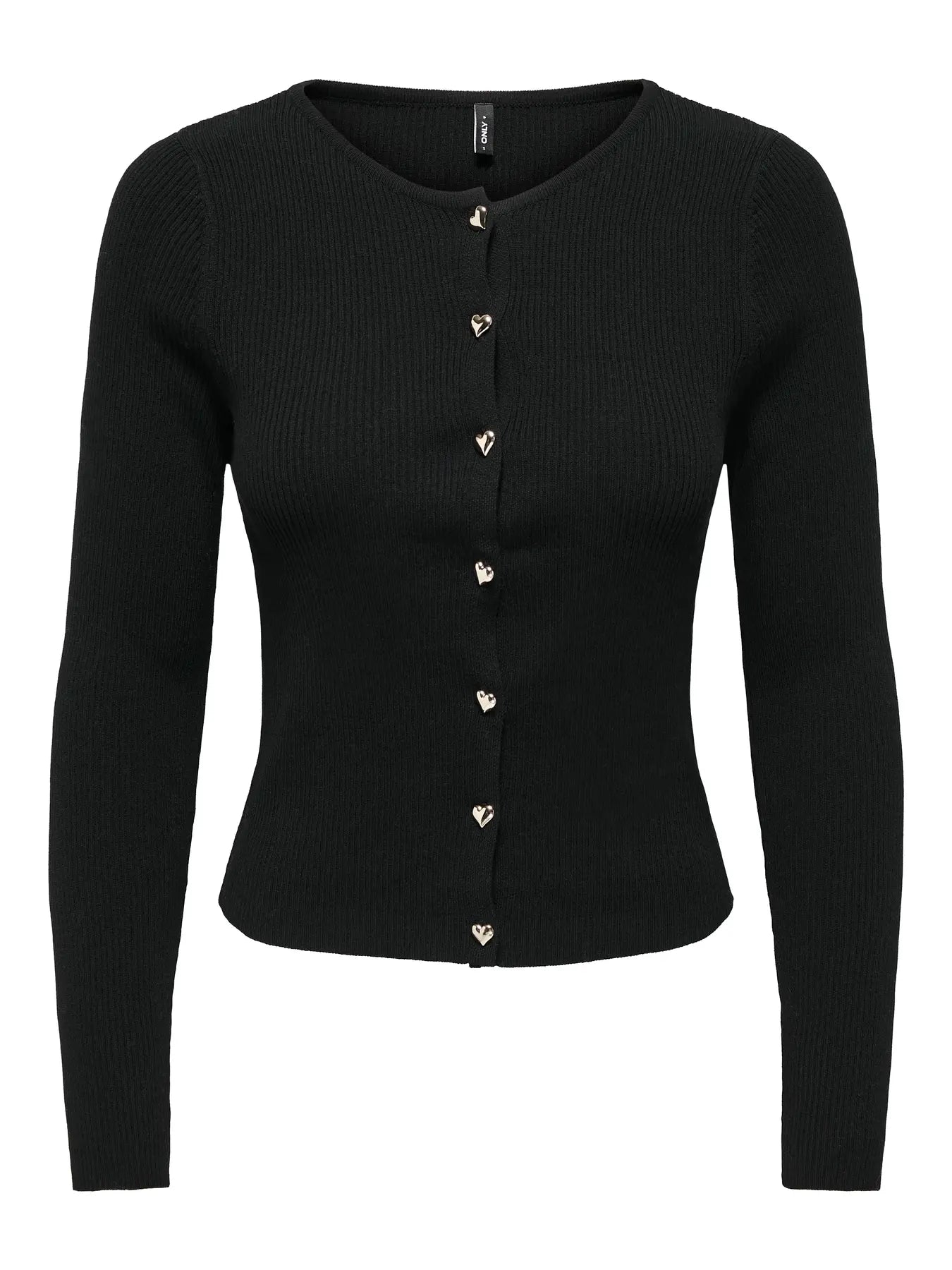 ONLY / Meddi Cardigan with Heart Buttons (2 colors)