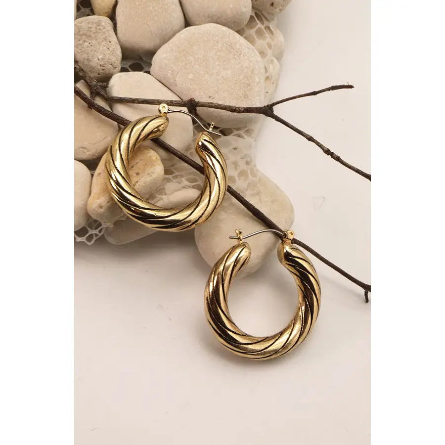 WC Classic Antique Hoop Earrings