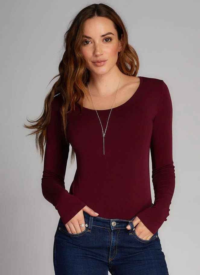 C’est Moi / Bamboo Scoopneck Top (5 Colors) — ONE SIZE