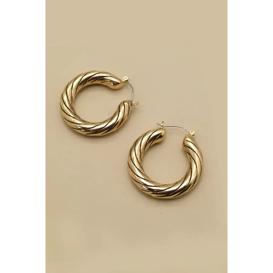 WC Classic Antique Hoop Earrings