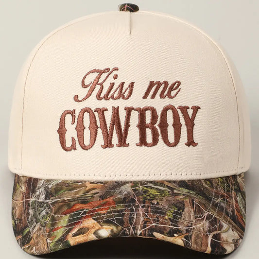 WC / Kiss Me Cowboy Trucker Hat