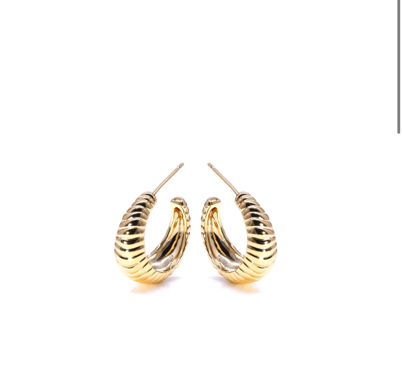 eLiasz & eLLa / Passionate Hoop Earrings Gold