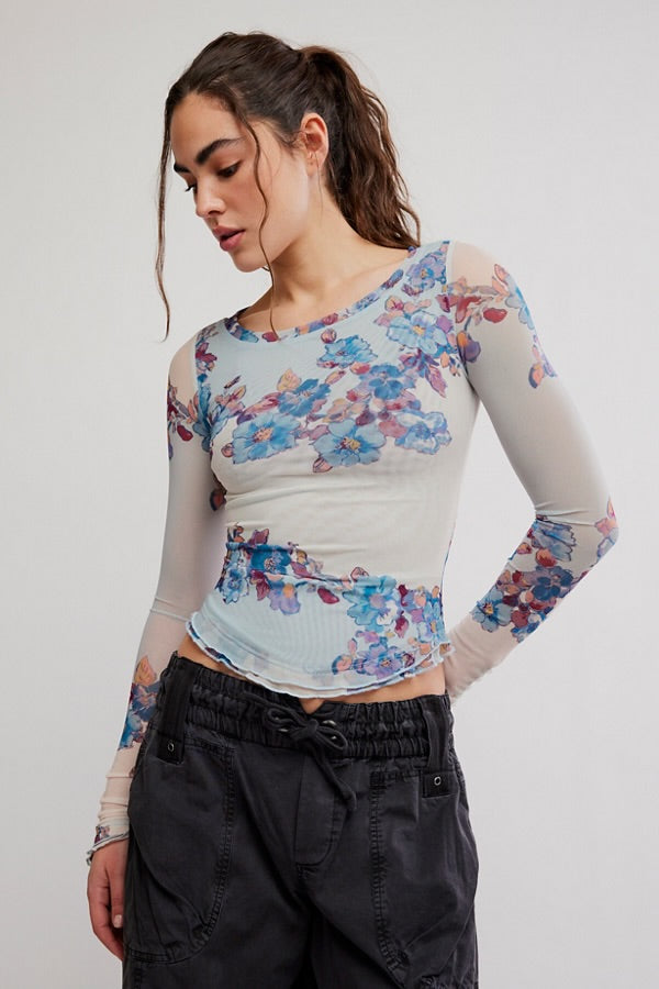 Free People / Lilly Printed Longsleeve