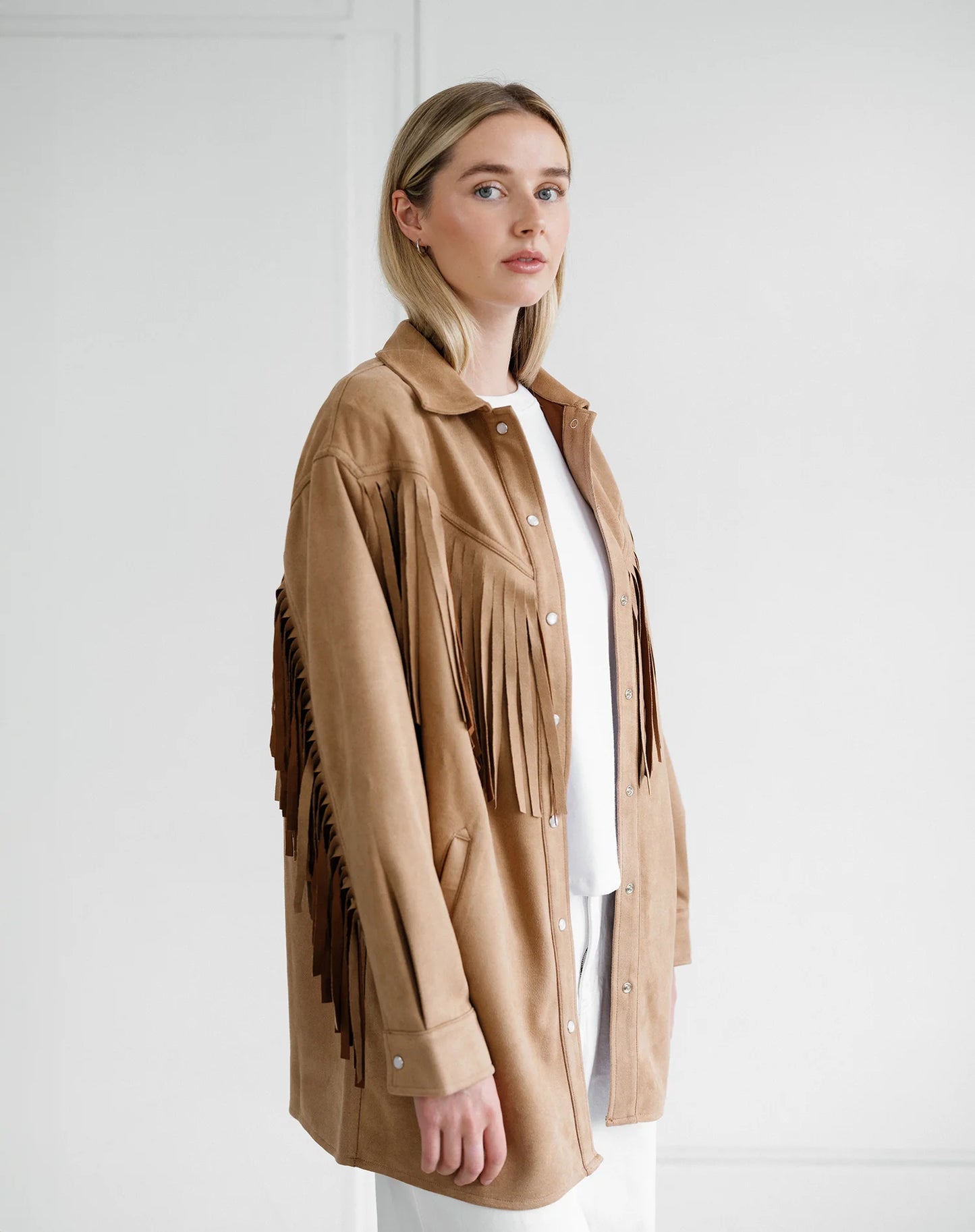 Brunette the Label / Suede Fringe Jacket