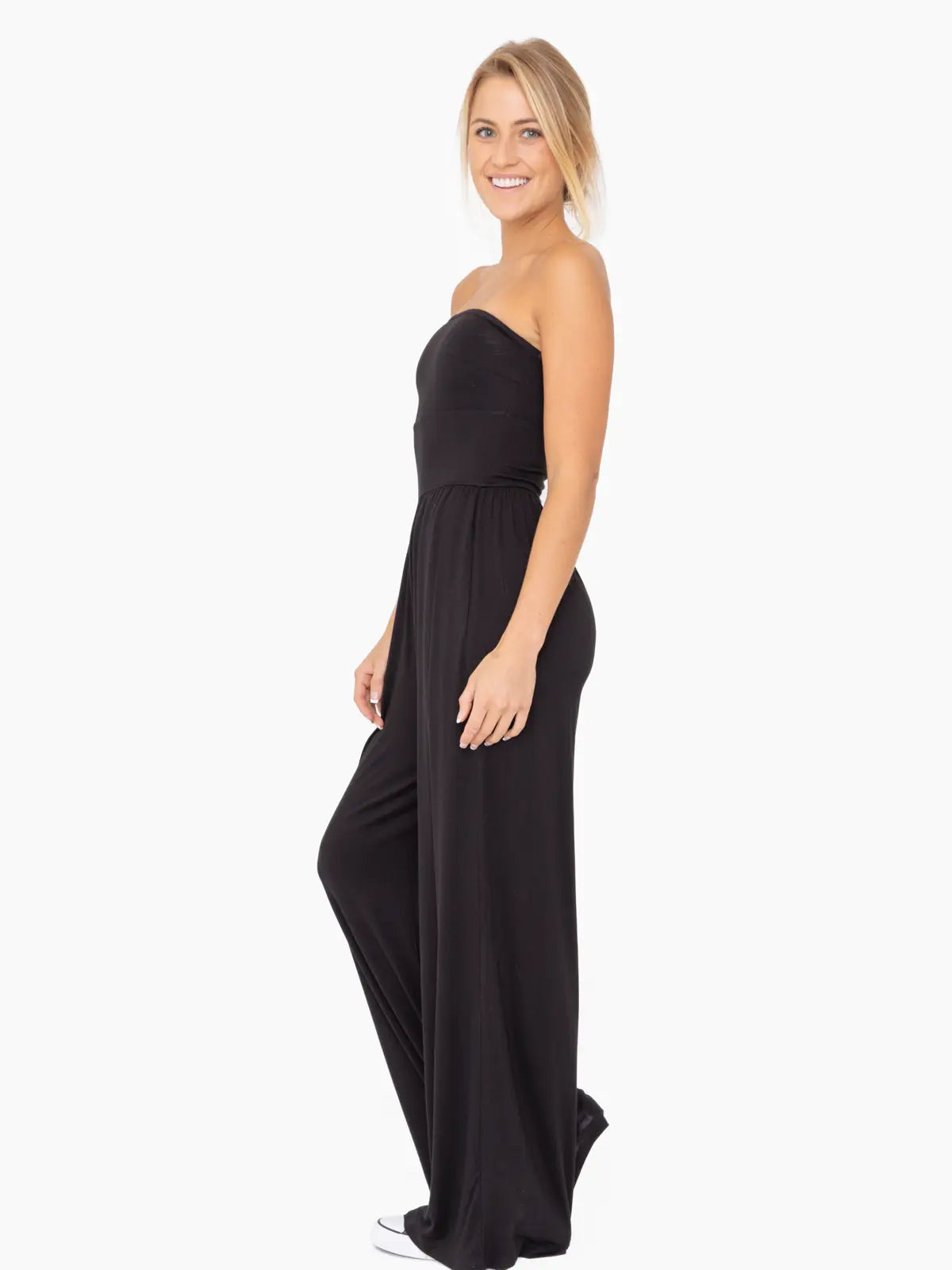 WC Strapless Lounge Jumpsuit