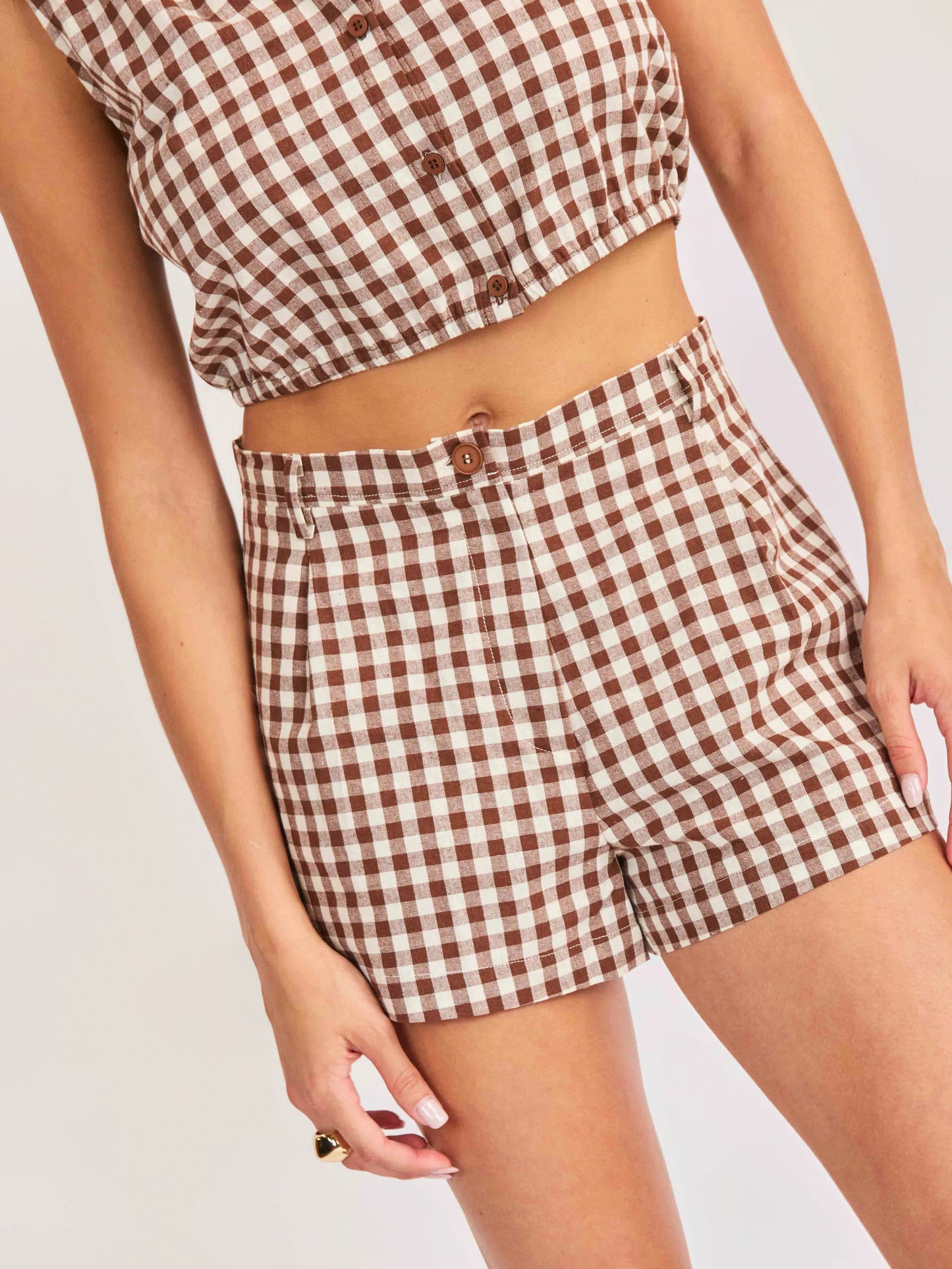 Sadie & Sage / Gingham Mustang Short