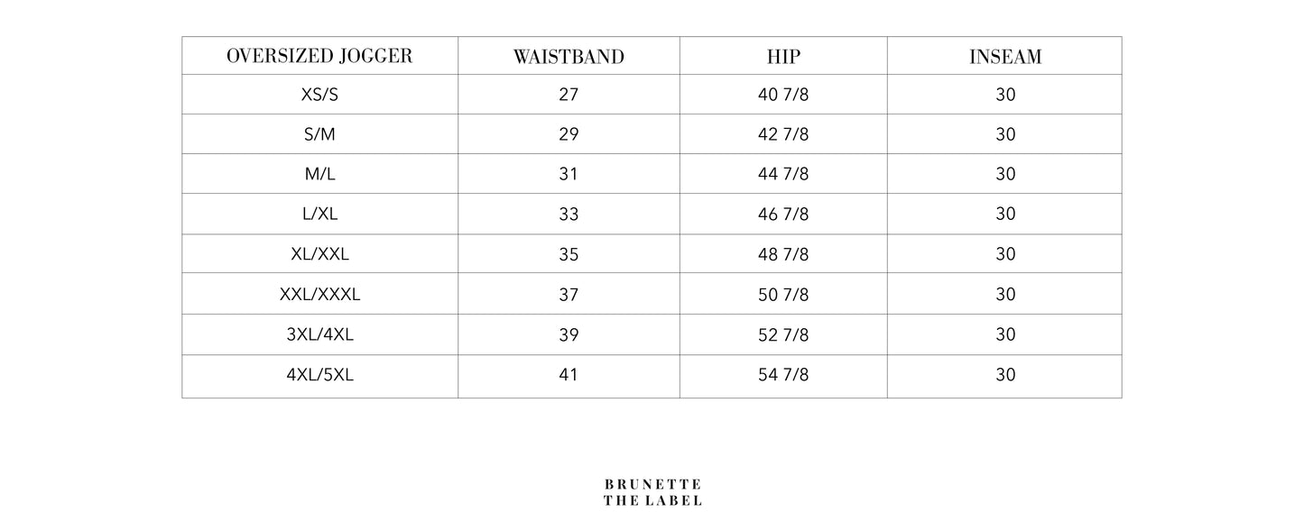 Brunette the Label / All Over Heart Classic Joggers