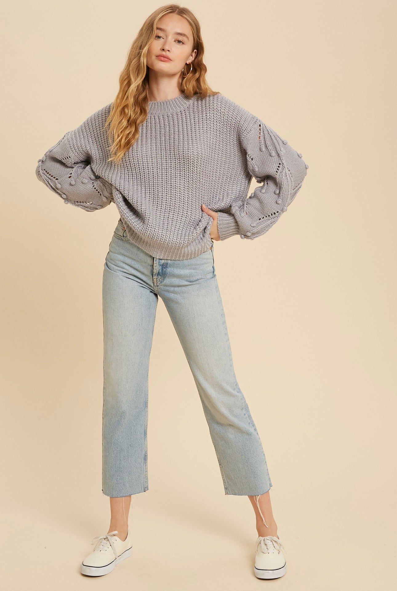WC Pom Knitted Sweater