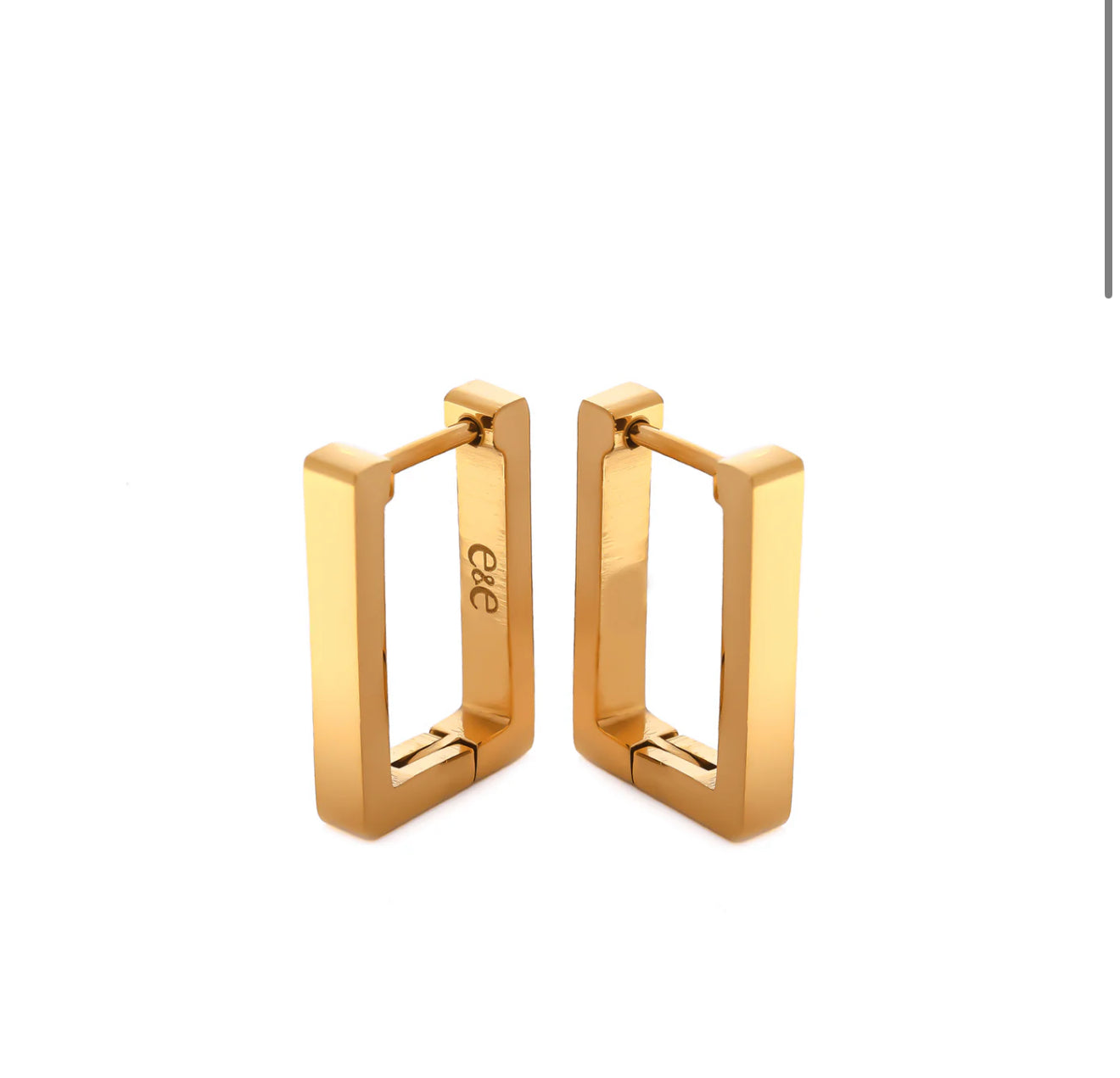 eLiasz & eLLa / Salice Hoop Huggies in Gold