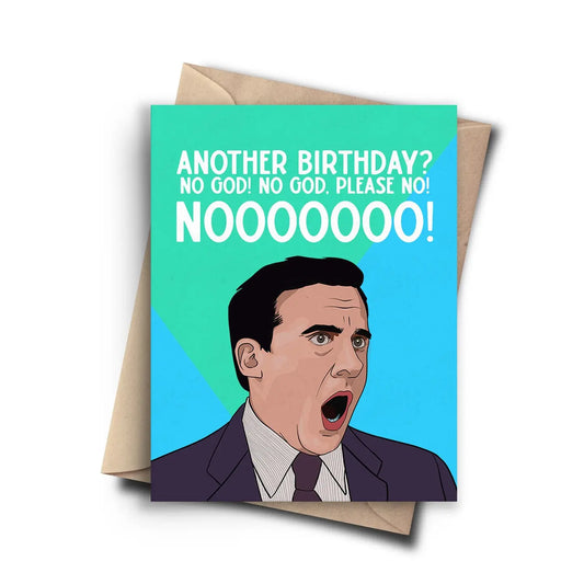 PCP / The Office “No” Birthday Card