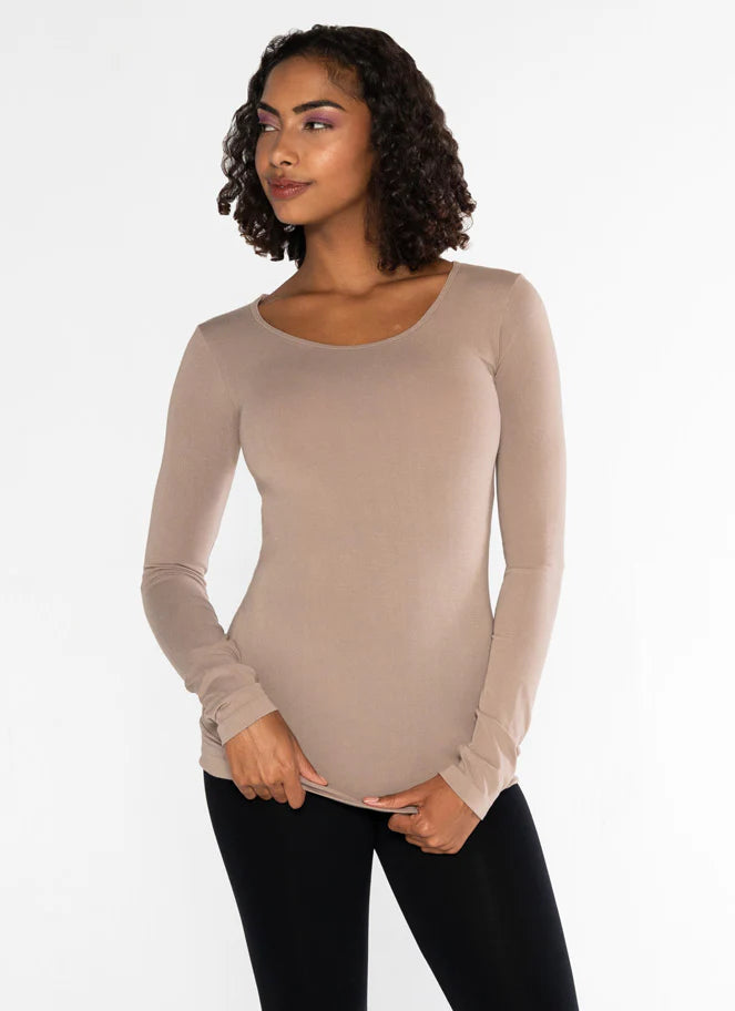 C’est Moi / Bamboo Scoopneck Top (5 Colors) — ONE SIZE