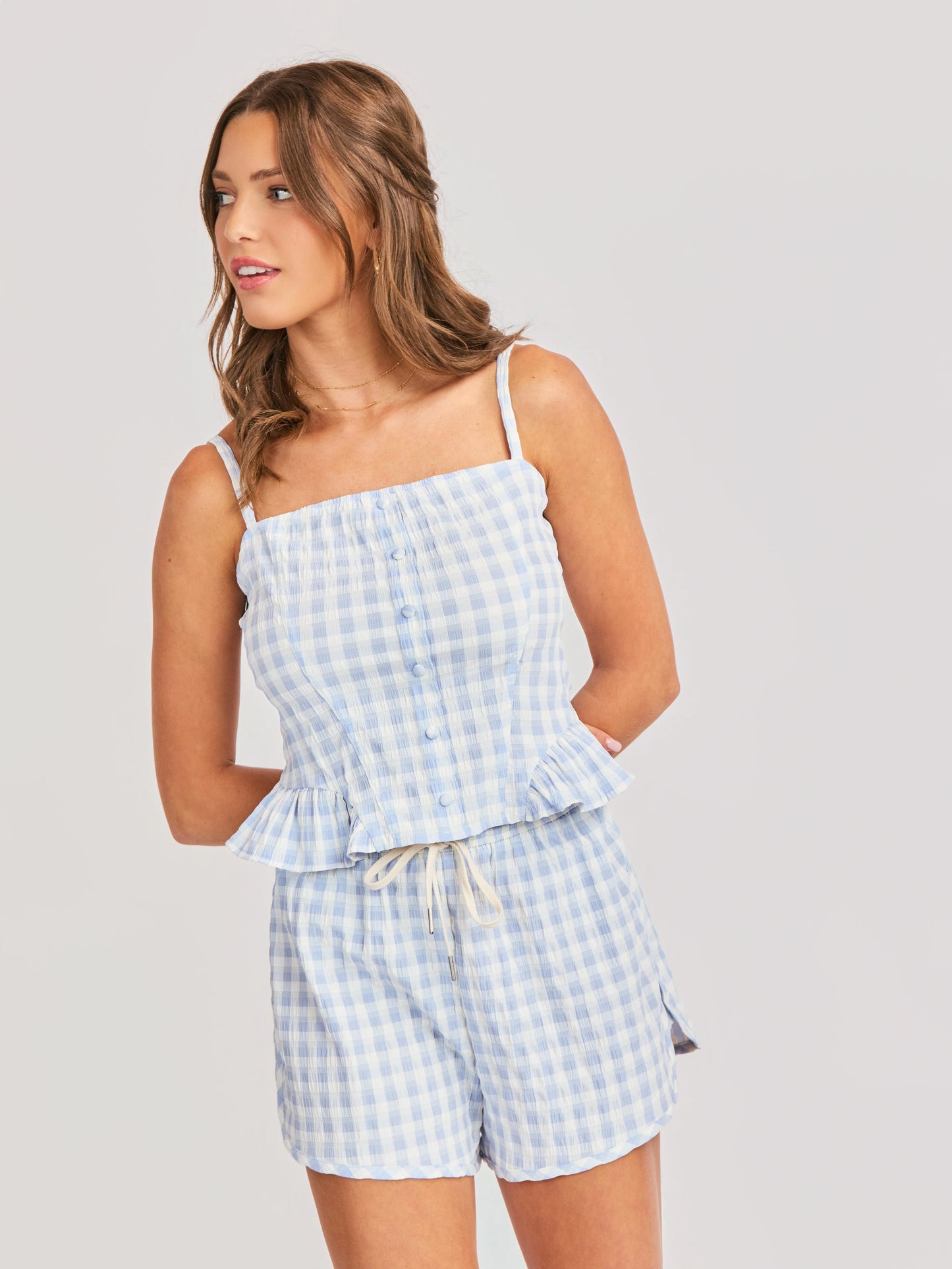 Sadie & Sage / Starlet Gingham Top