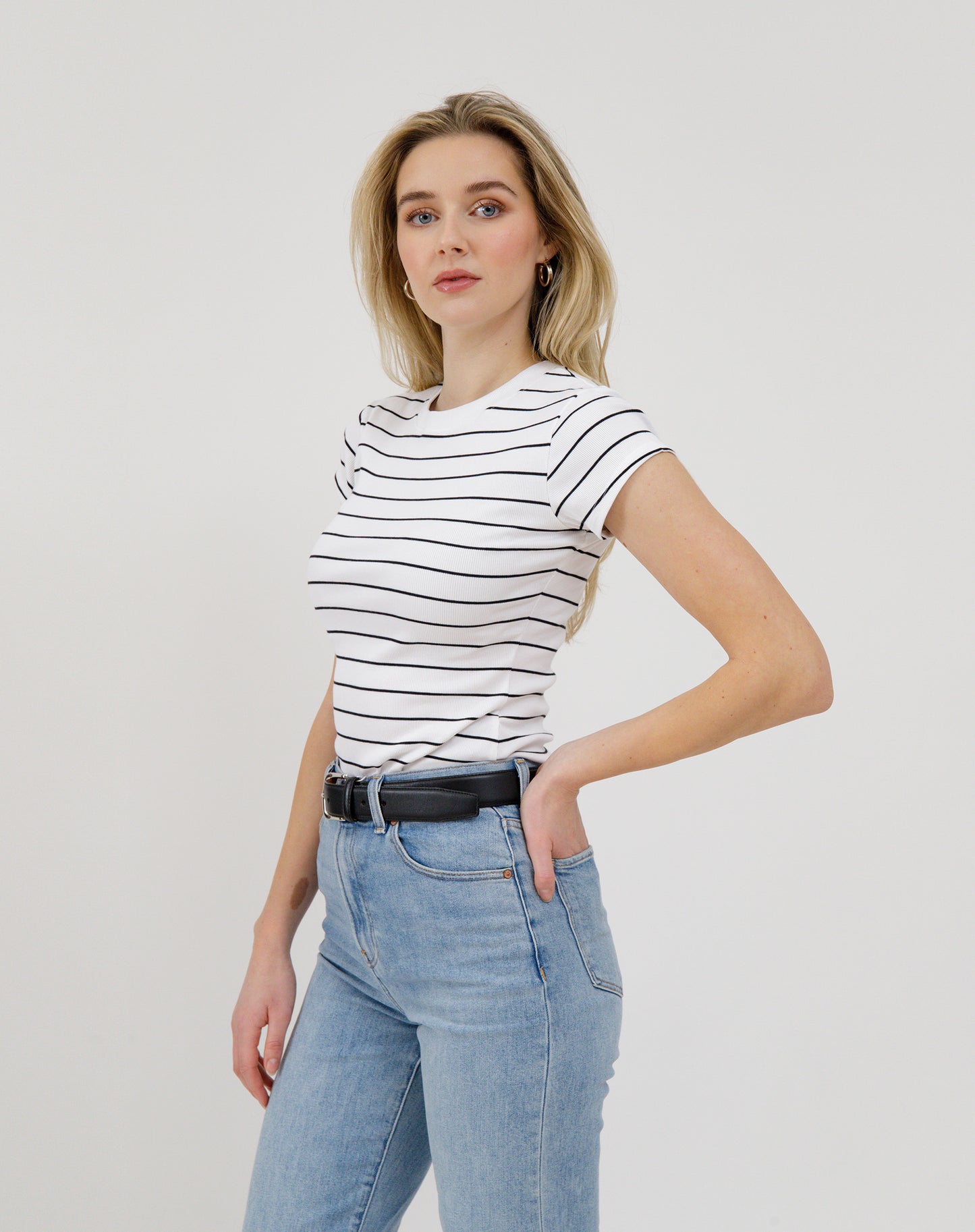 Brunette the Label / Ribbed Tees (2 Colors)