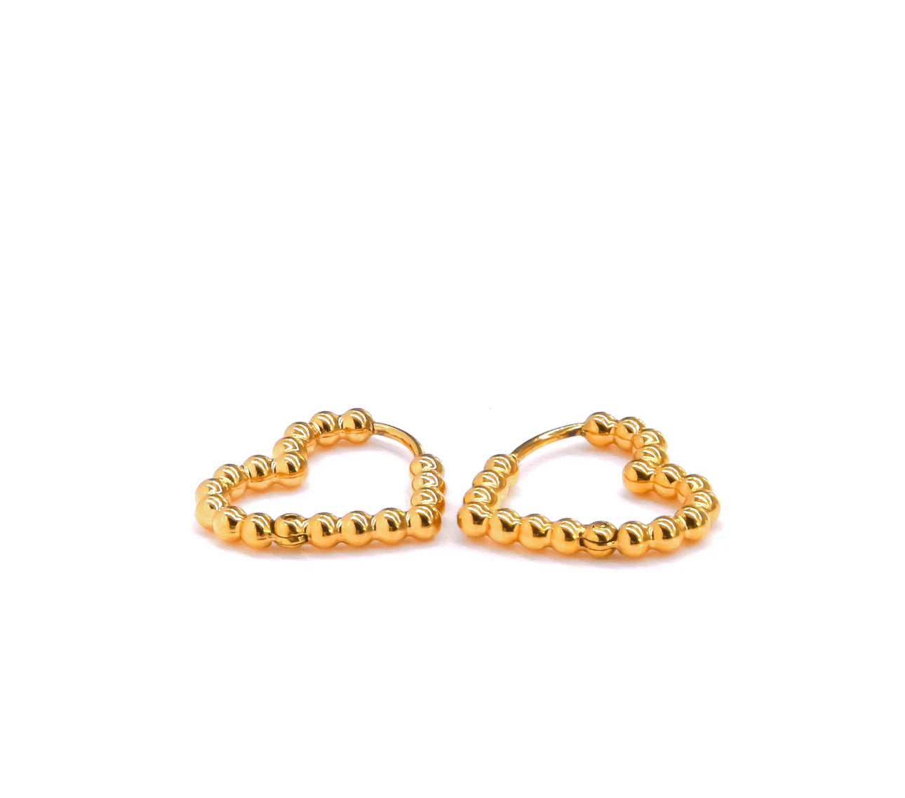 Eliasz & Ella / Cuore Heart Hoops Gold & Silver