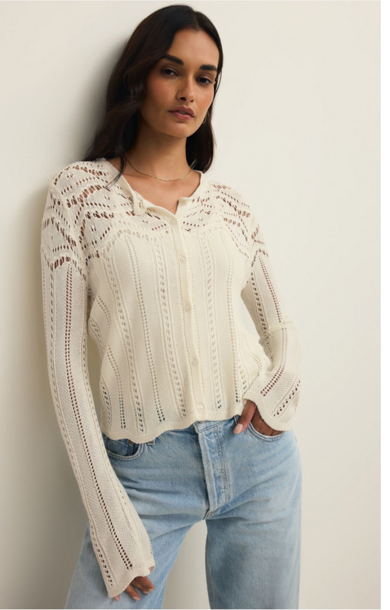 Z Supply / Alycia Crochet Sweater