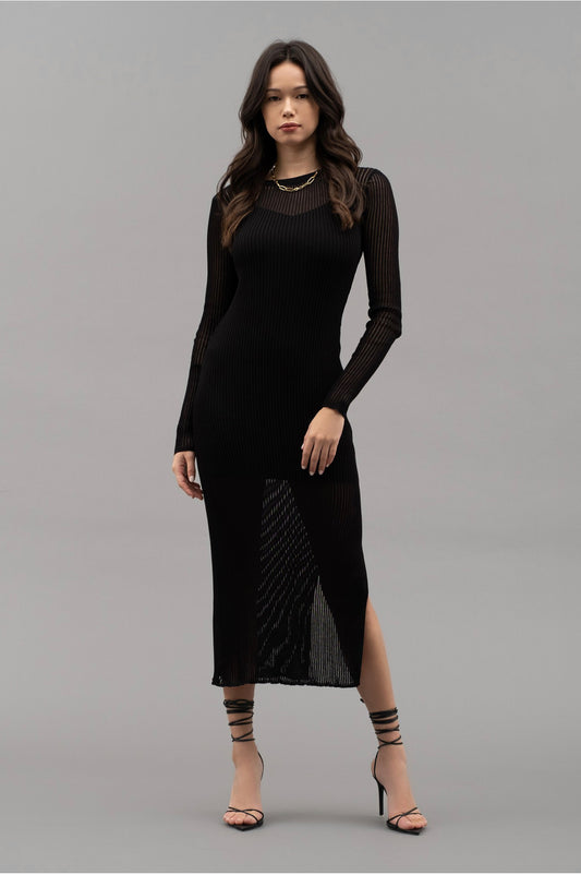 Black Sweater Dress by R&K Originals Size 6 – La Guanaquita's Closet