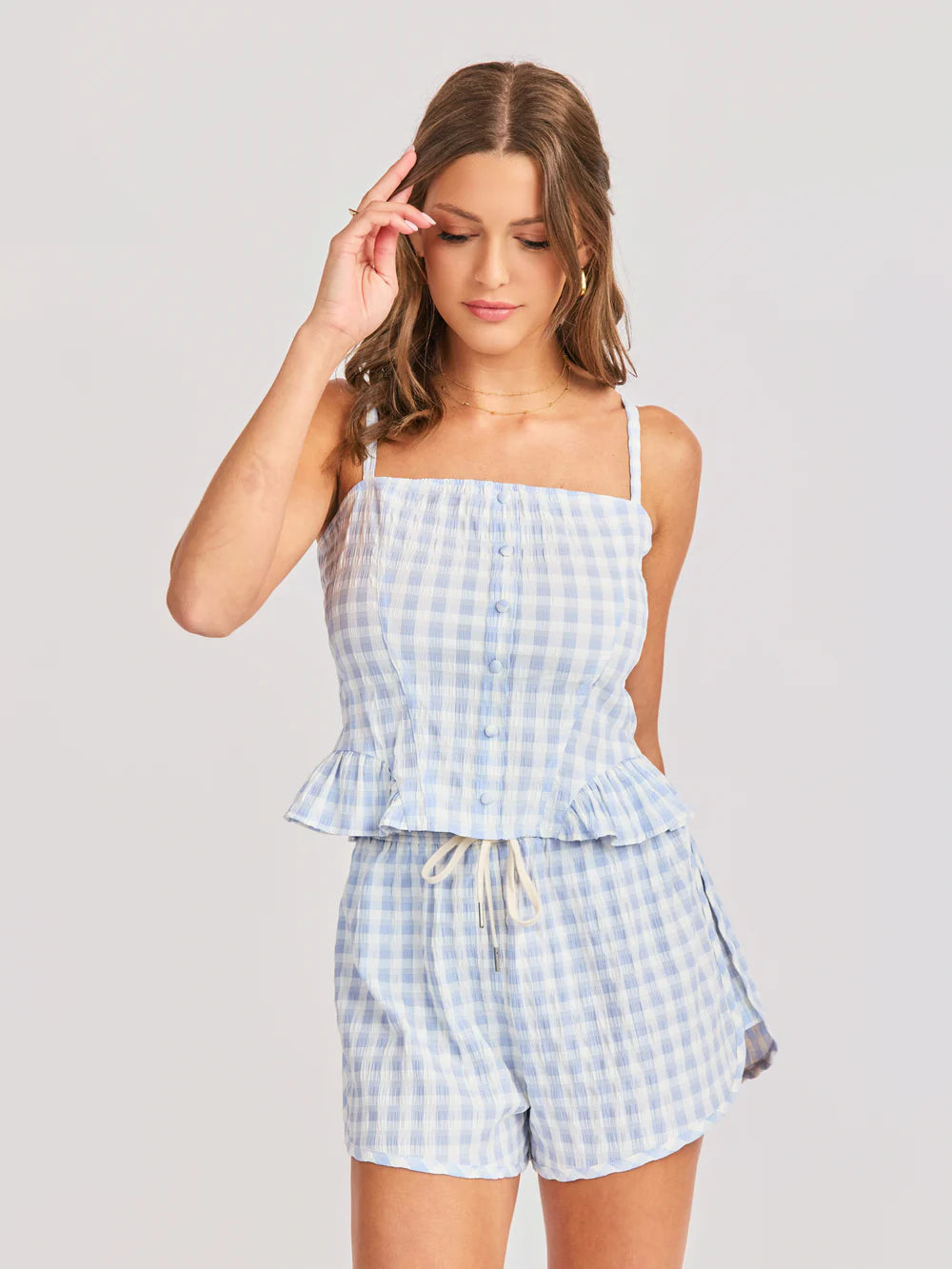 Sadie & Sage / Starlet Gingham Top