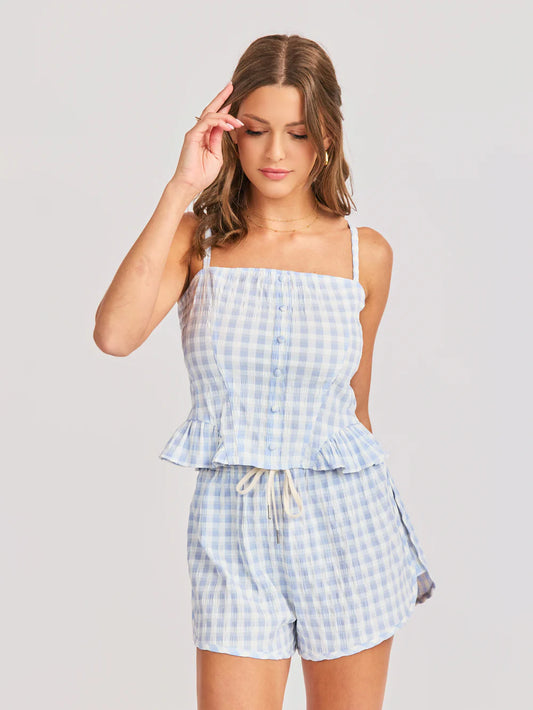 Sadie & Sage / Starlet Gingham Top
