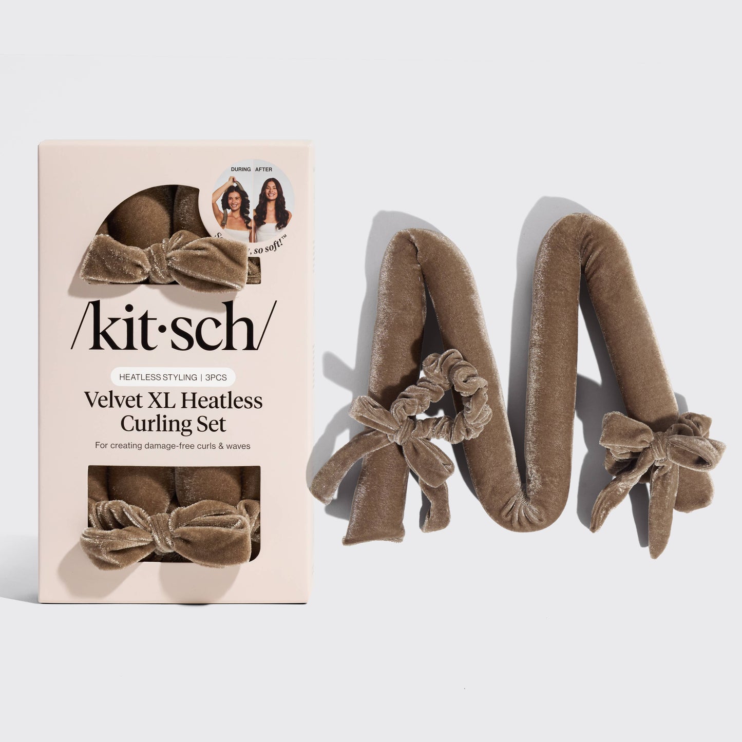 Kitsch / Eucalyptus Velvet XL Heatless Curling Set