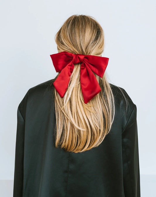 Brunette the Label / Satin Hair Bow (2 colors)